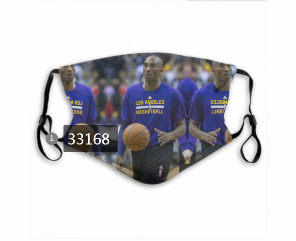 2021 NBA Los Angeles Lakers 24 kobe bryant 33168 Dust mask with filter